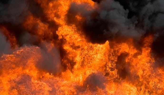 fire at godown in howrah