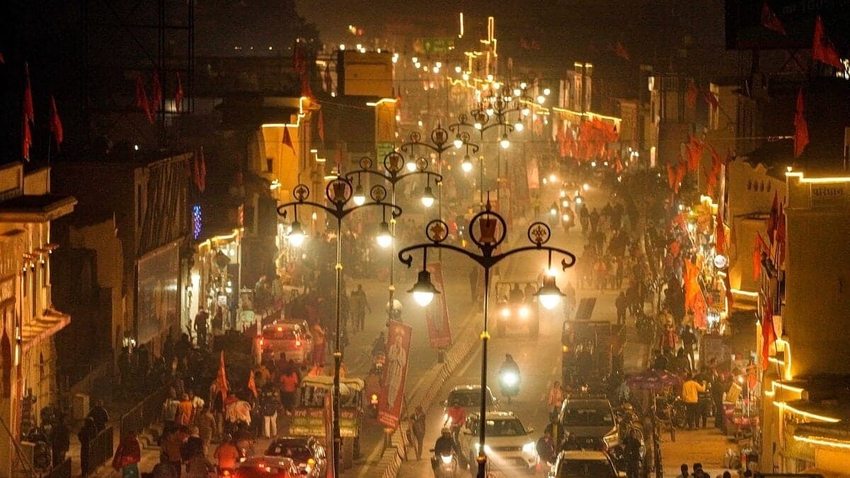 Tight security in ayodhya