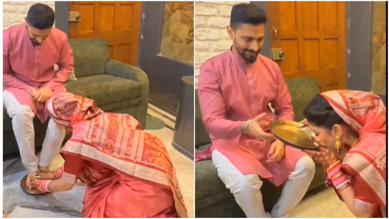 Odia actress Elina Samantray s sabitri brata rituals video viral on social media