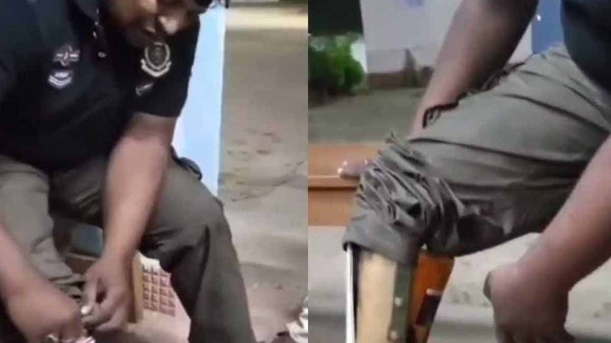 Bihar Police Arrest Disabled Man for Smuggling Liquor in Prosthetic Leg_gnr
