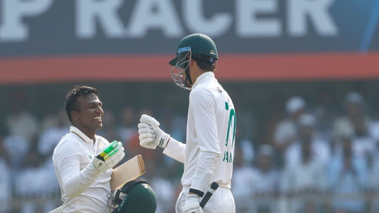 Senuran Muthusamy scores century against India at Guwahati 