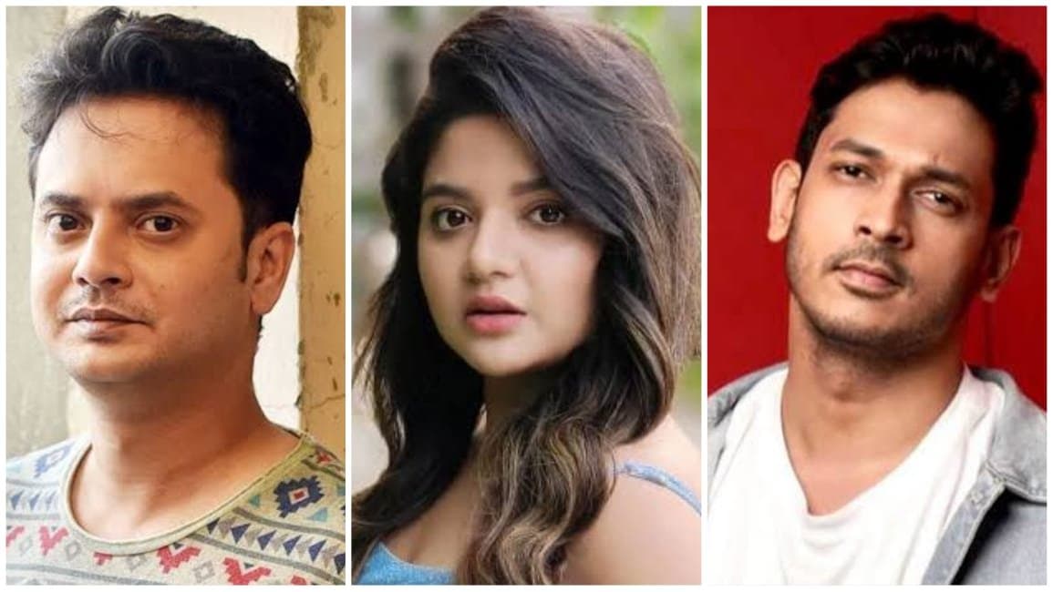 ranita das rahul arunoday banerjee and somraj maity starts shooting for upcoming bengali movie devi ent