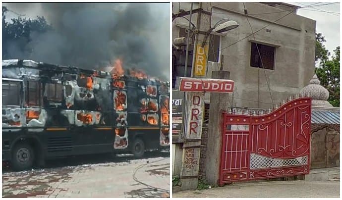  Fire at Rajarhat DRR studio, two makeup vans burnt 