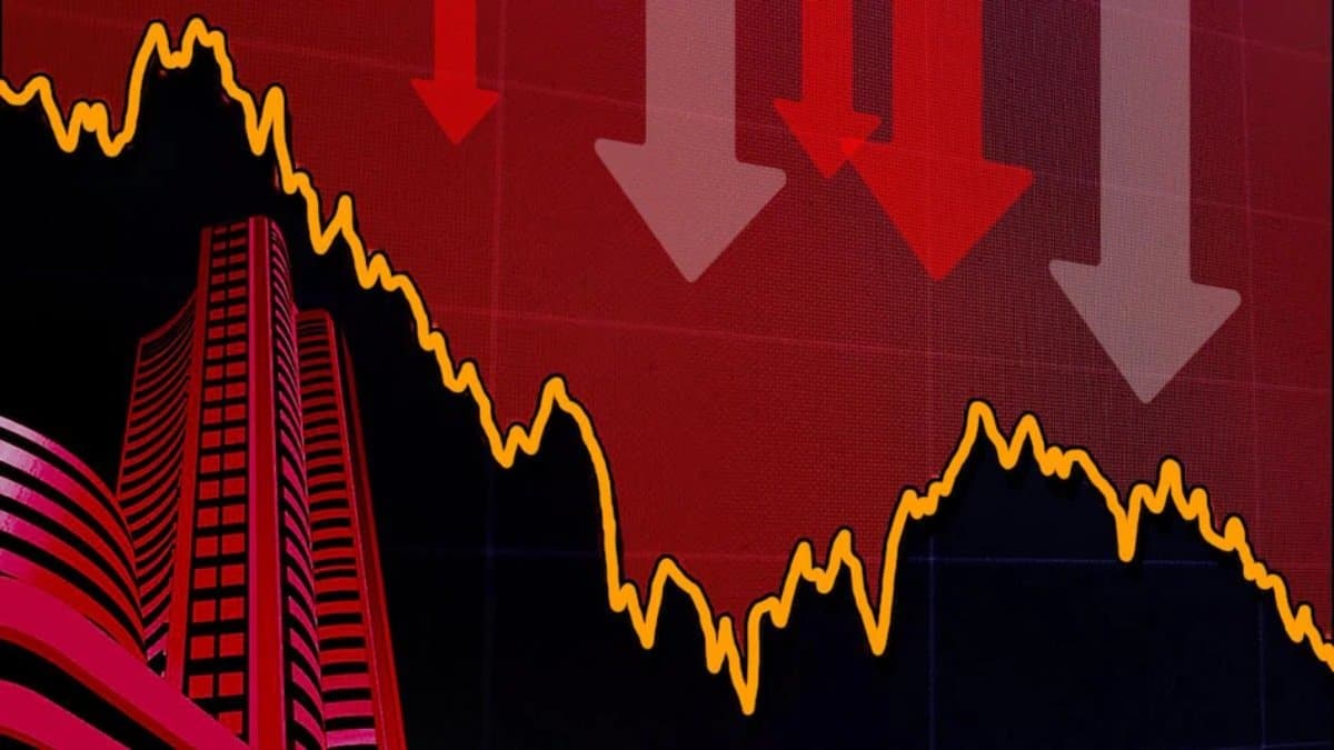Share Market Today, Sensex plummeted 1100 Points on Monday, 400 points drop on NIFTY gnr