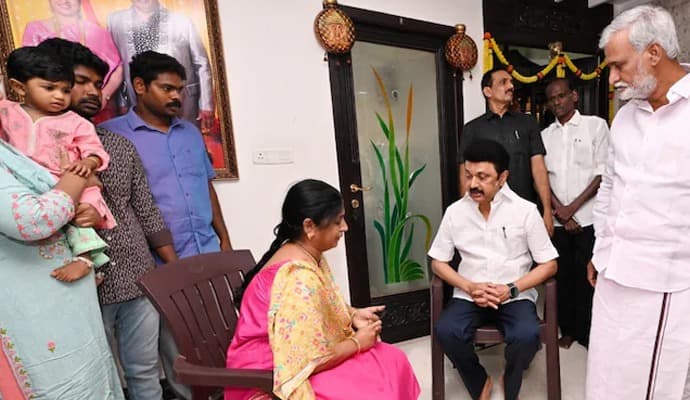 Tamil Nadu Chief Minister meets Armstrong's family in Chennai