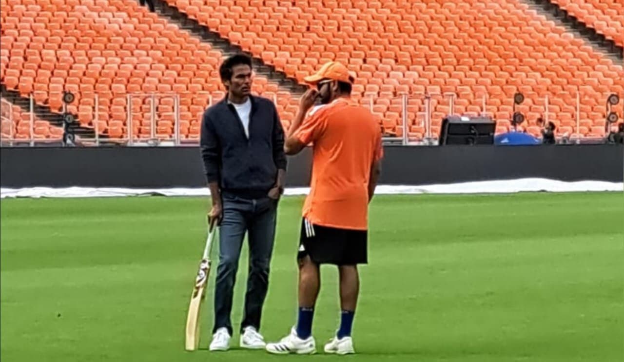 India hold closed door optional practice, Rohit inspects pitch 