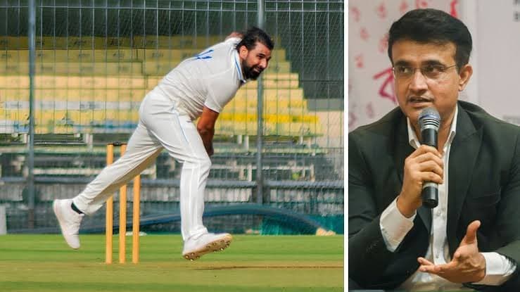 Mohammed Shami should have travelled to Australia to play Adelaide test, says sourav Ganguly spt 