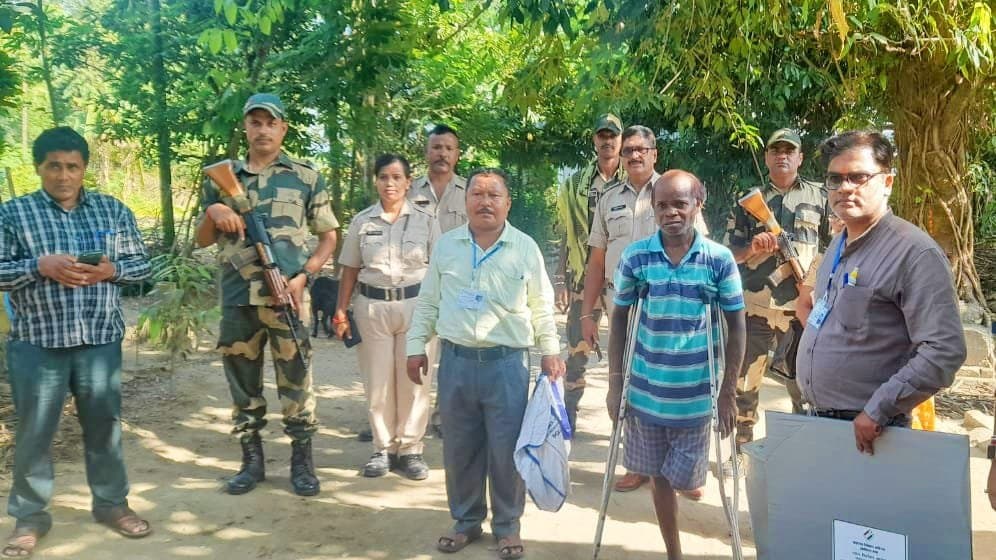 West Bengal assembly by Poll Election 2024 started in madarihat_gnr