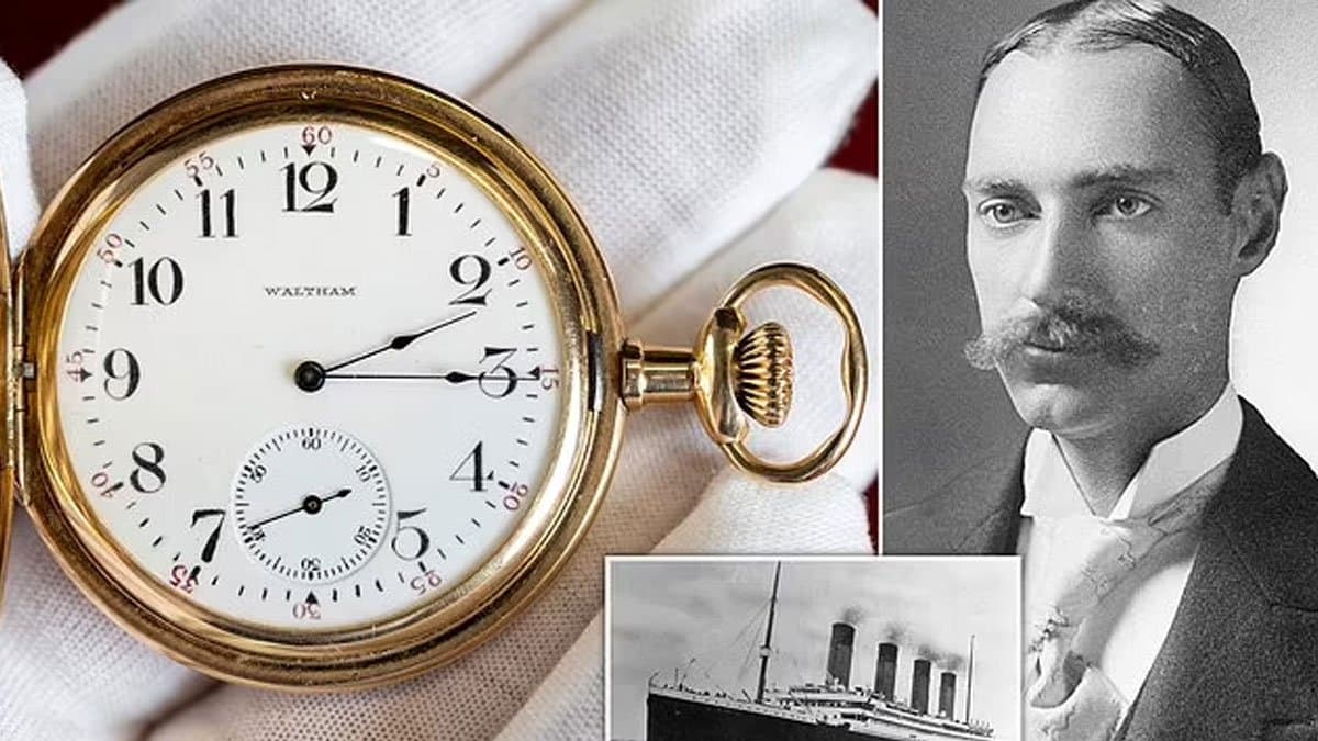 Titanic’s richest passenger’s gold watch sells for $1.46 million