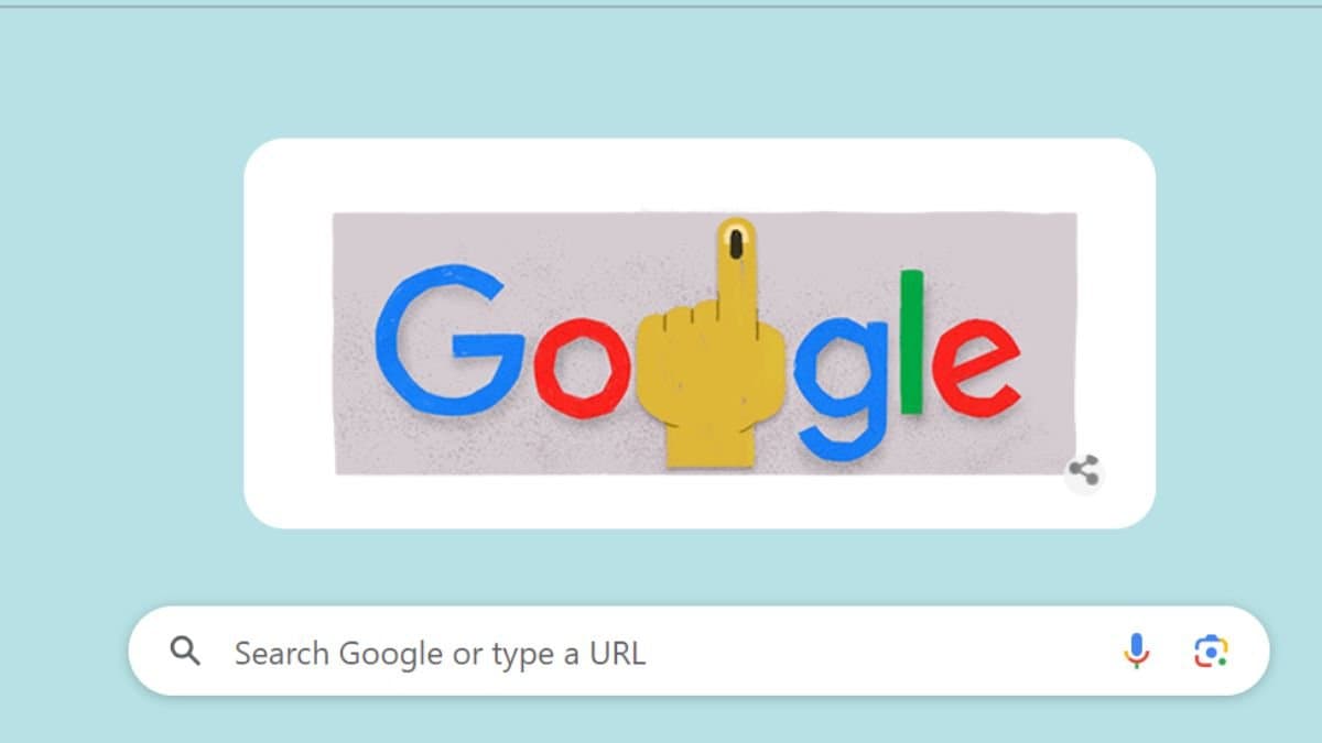 Google Doodle celebrates Lok Sabha elections 2024 