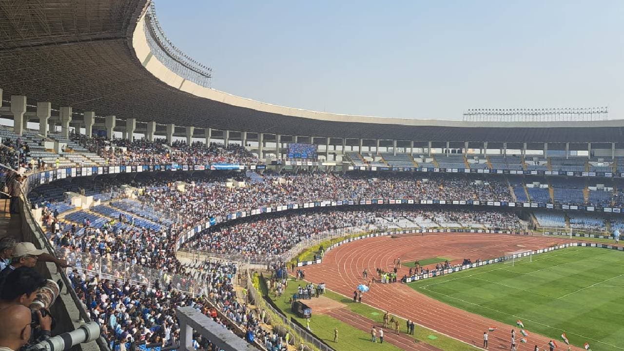 Amid Lionel Messi Kolkata Tour Salt Lake Stadium Full House