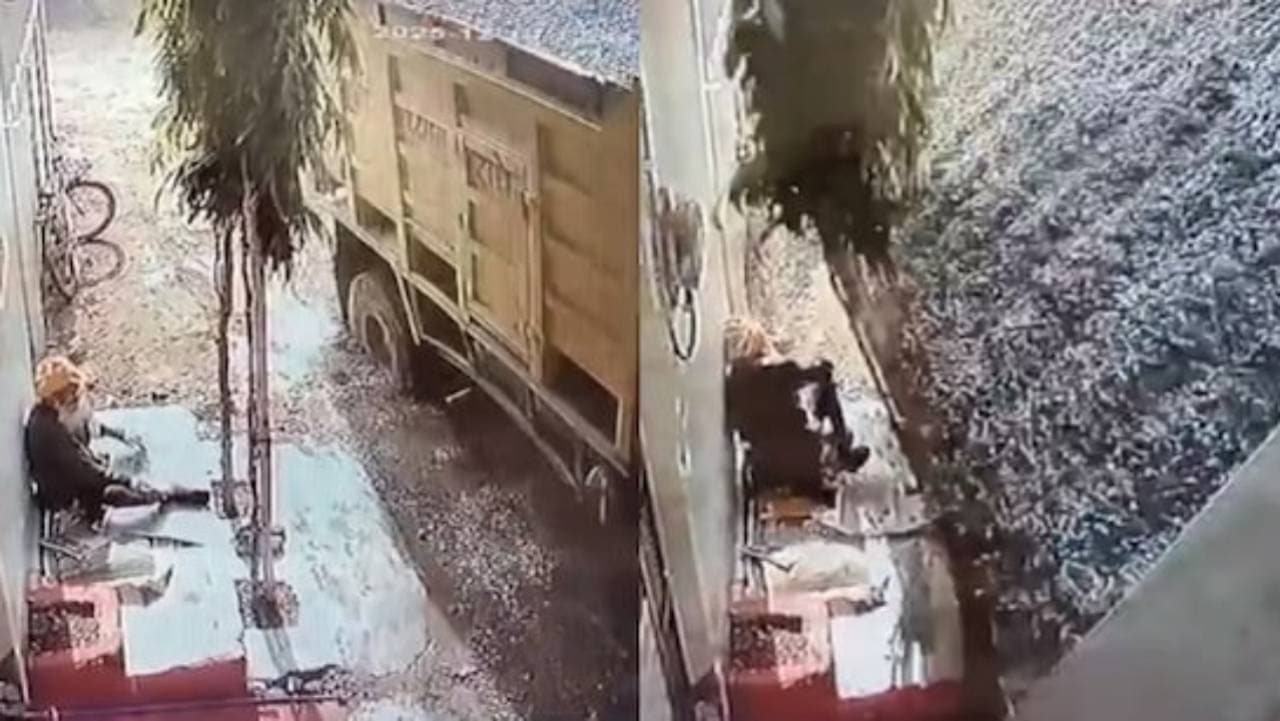 Madhya Pradesh Man Killed As Truck With Gravel Overturns On Him 