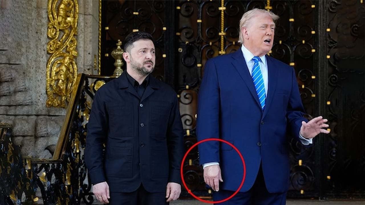 Buzz over US President Trumps painted hand at meeting with Zelenskyy
