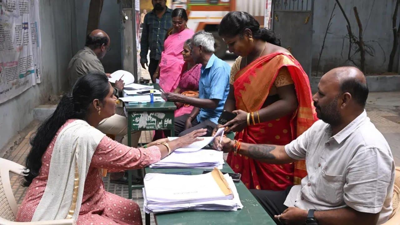 Tamil Nadu SIR Draft Voter List published over 97 lakhs name dropped