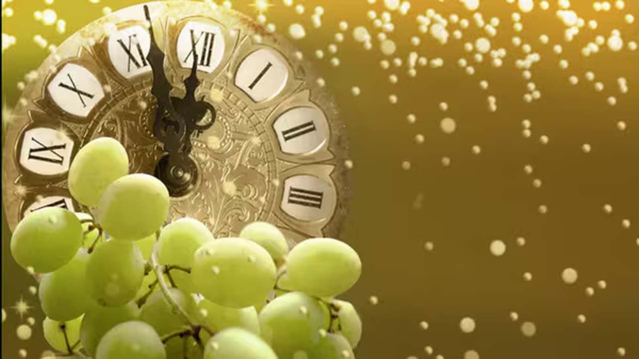 The people of this country welcome the New Year by eating twelve grapes