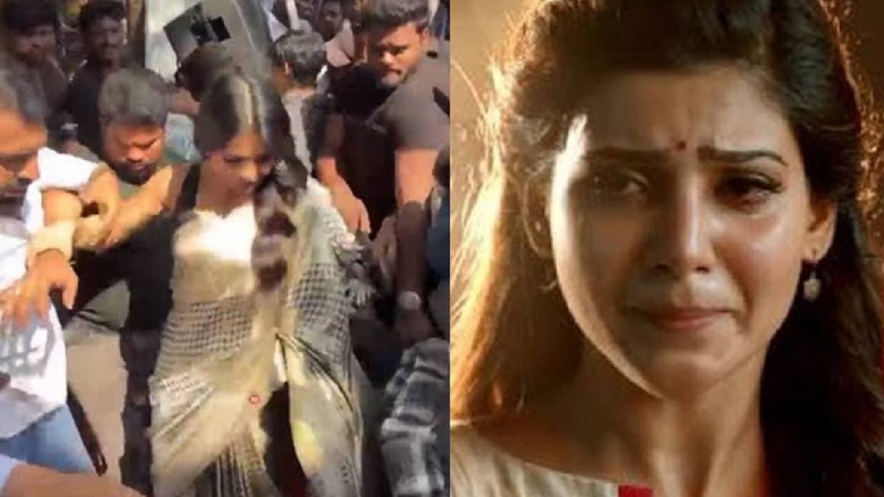 Samantha Ruth Prabhu gets mobbed by fans at a public event at Hyderabad 