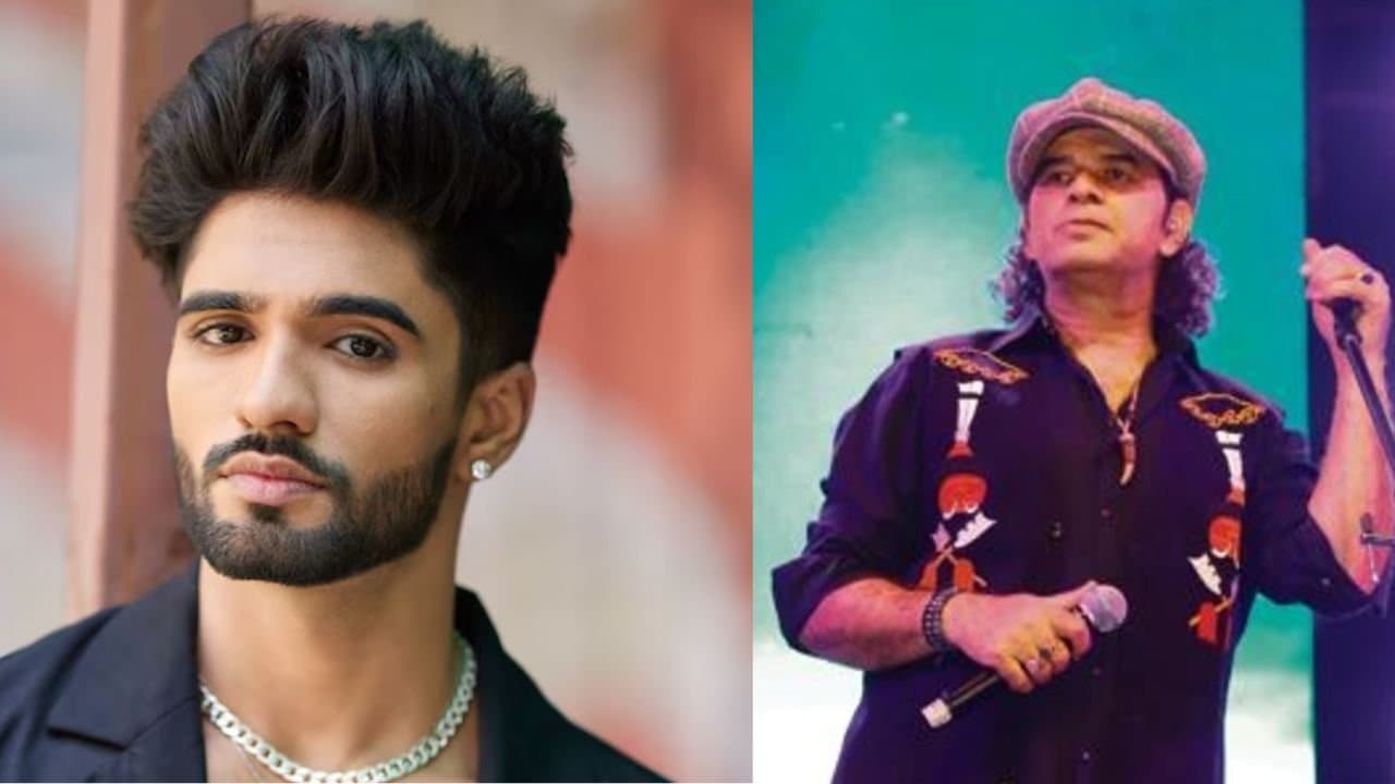 Bigg Boss OTT fame Zeeshan Khan met with an accident Mohit Chauhan falls on stage while singing