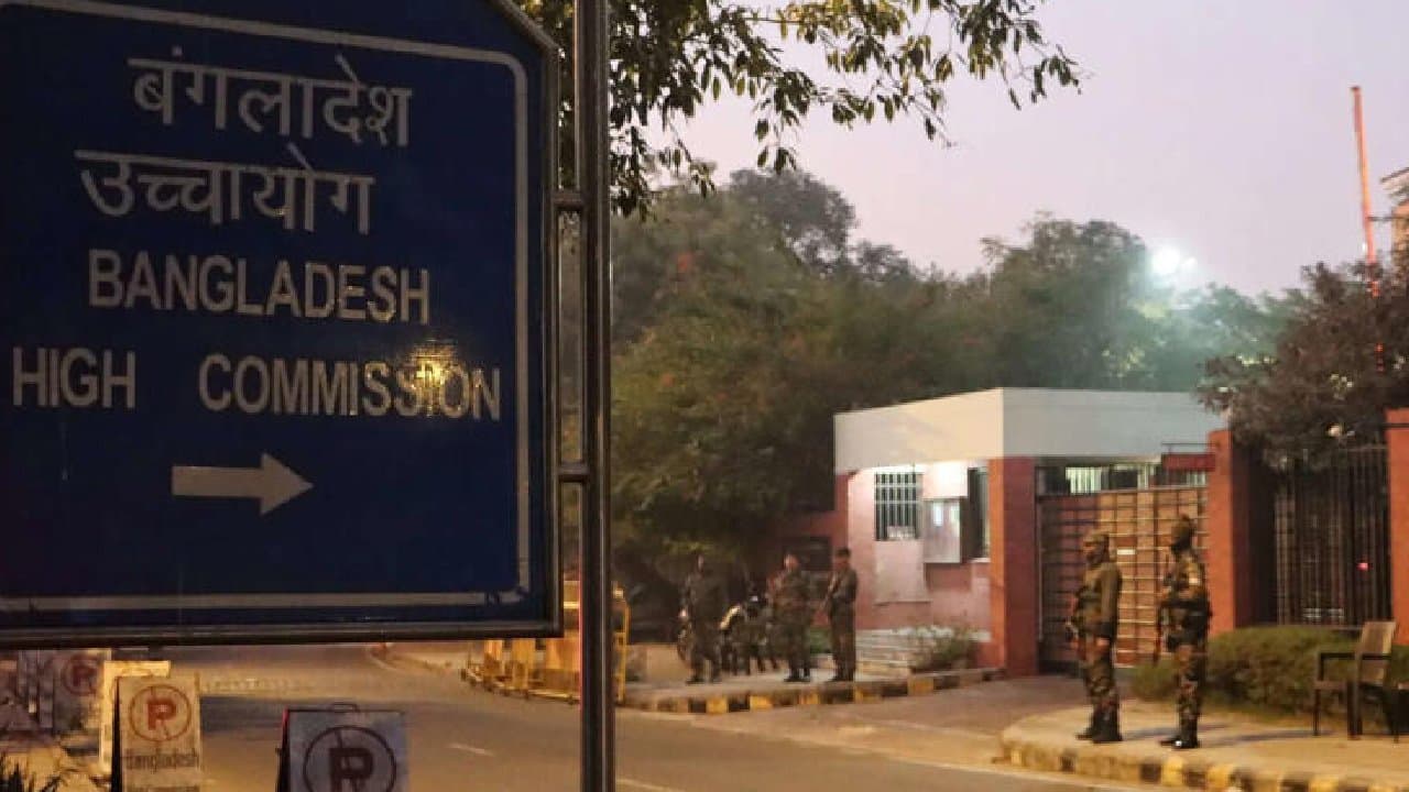 Protests At Bangladesh High Commission In Delhi