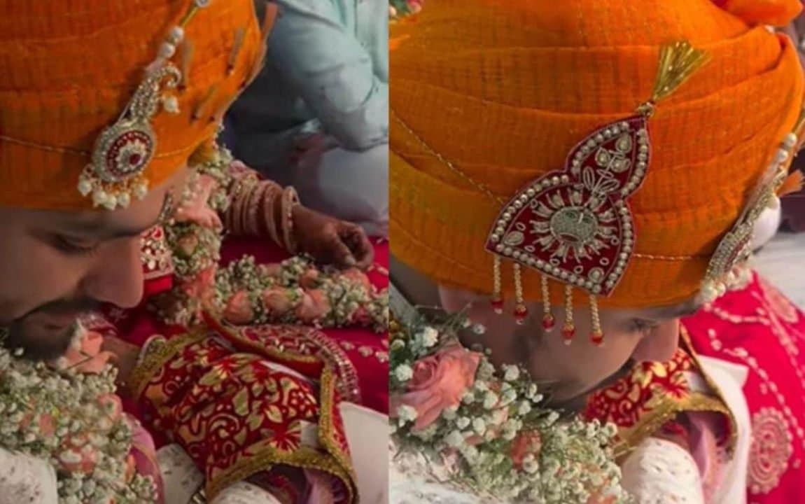 Groom Watching Cricket 