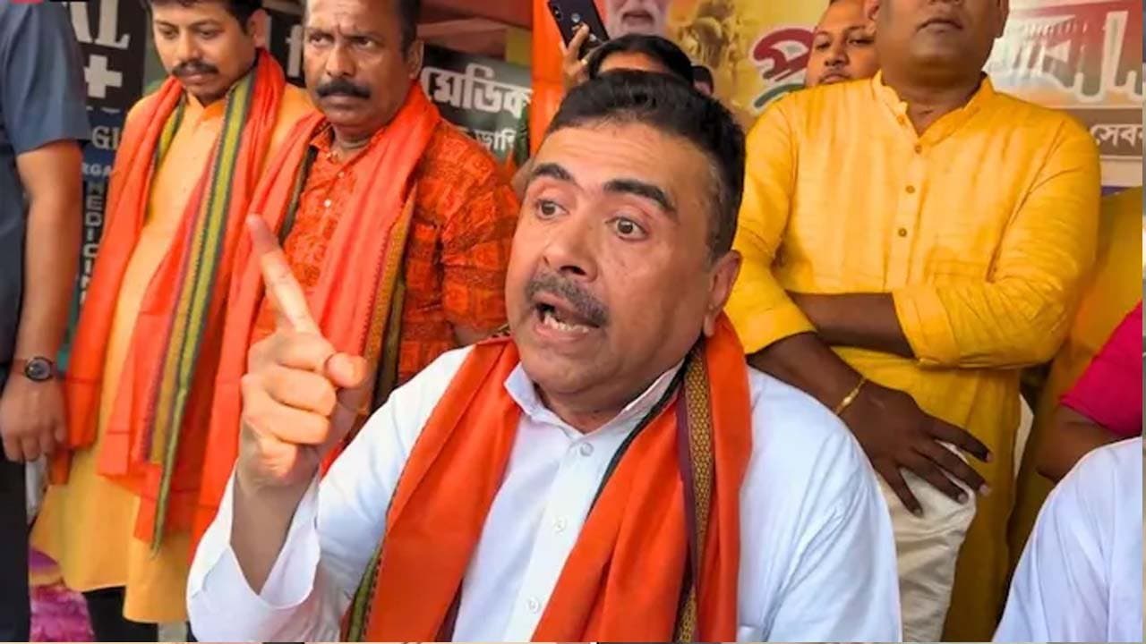Tension outside CEOs office BLOs raise go back slogan after seeing Suvendu Adhikari 