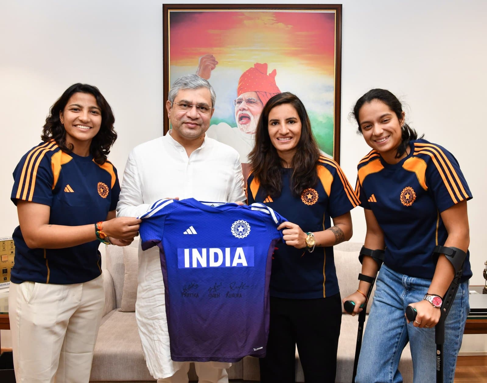 Indian Railways has appointed three World Cup winning women cricketers 