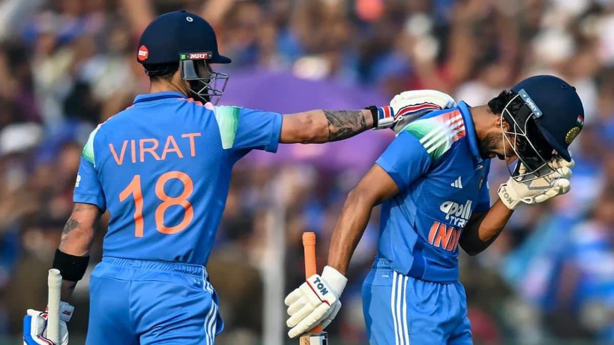 India vs South Africa 2nd ODI: Ruturaj Gaikwad nearly escapes from Virat Kohlis fierce shot