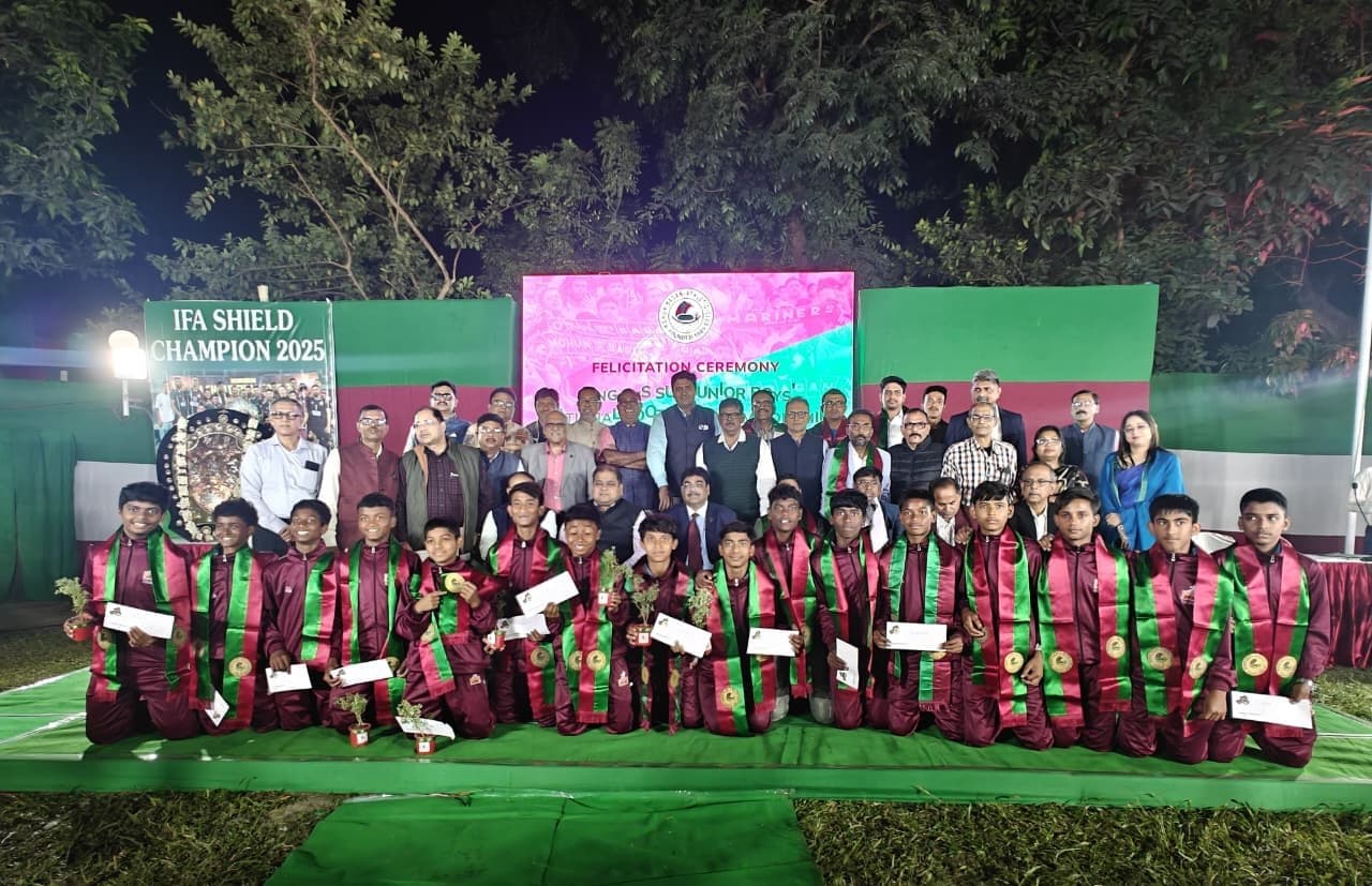 Kolkata League Matches to resume at Mohun Bagan Ground from new season-Bengal Sub Junior team felicitated after AGM