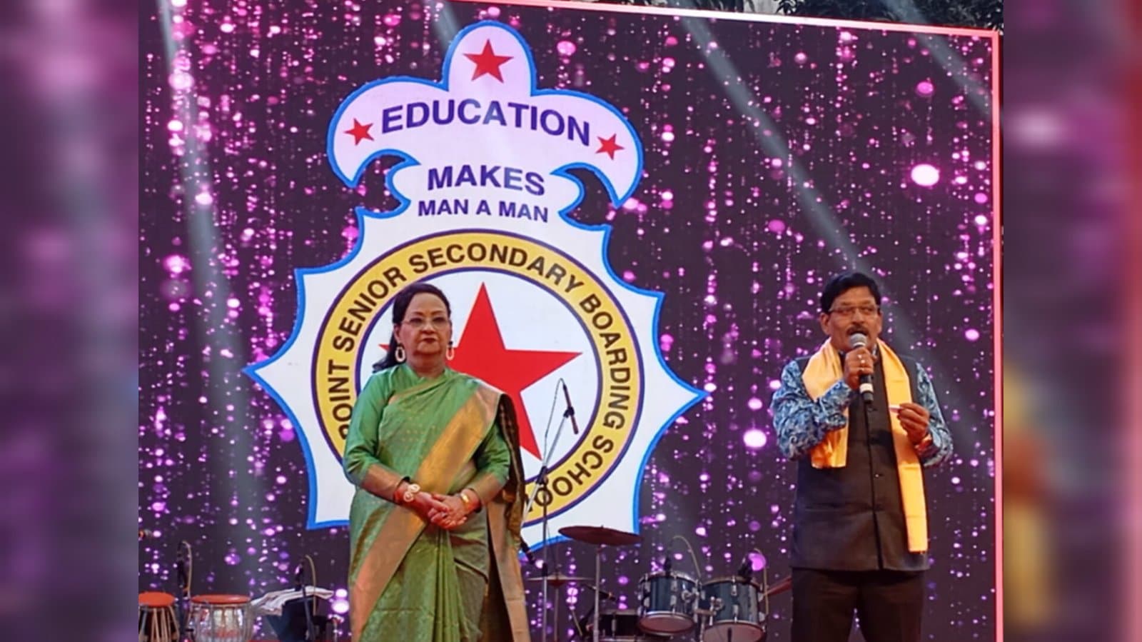 Importance of sports discussed by Former Footballer in a school programme 