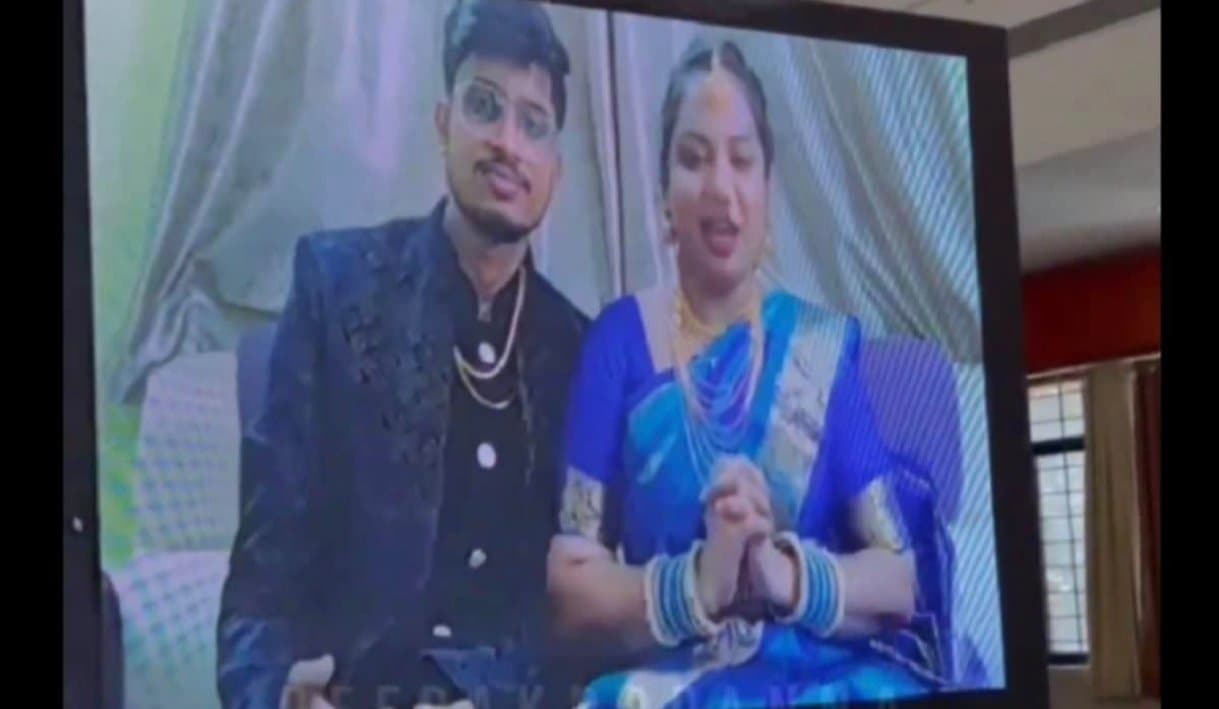 Newlywed Couple IndiGo Flight Cancelled They Attend Reception Online