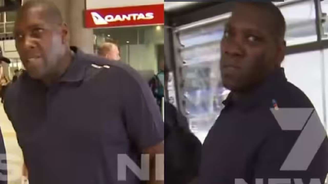 Ashes: England security guard gets involved in heated face-off with media person