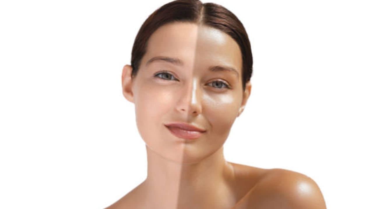 Anti tan mask with nutmeg and coffee