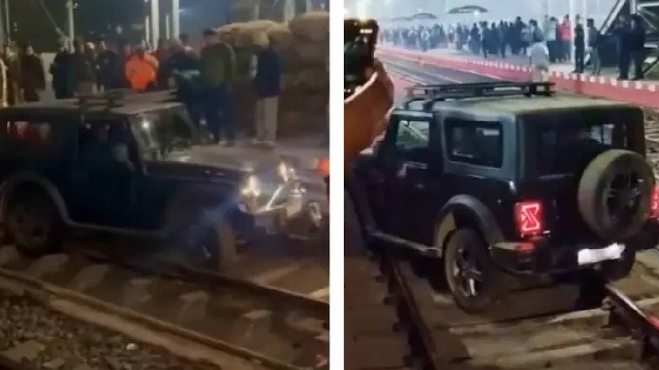 65-Year-Old Man Drives Mahindra Thar Onto Railway Track In Nagaland Arrested 