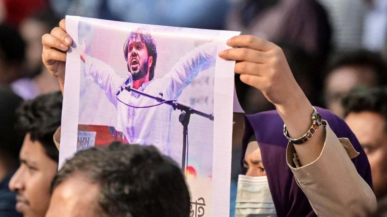 Leader whose death has brought protests to Dhaka Bangladesh who was Sharif Osman Hadi