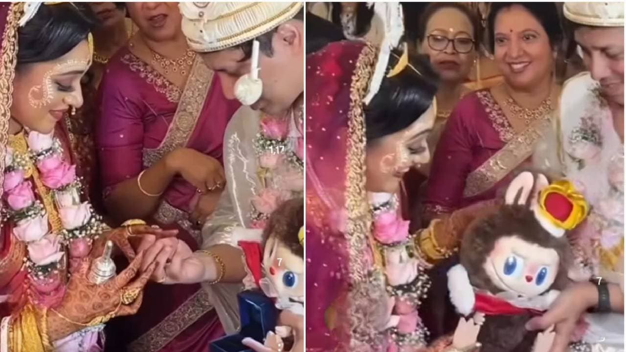 PC Sorcar Jr s daughter Moubani Sarkar s wedding moments goes viral