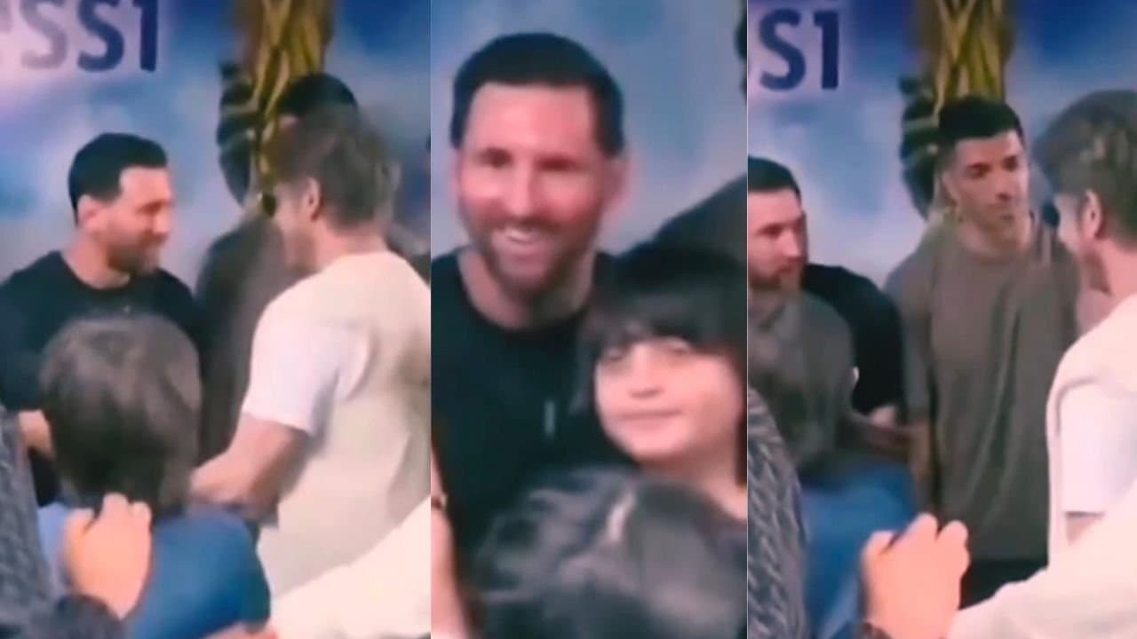 Shah Rukh Khan met Lionel Messi during Argentine Footballers India Tour