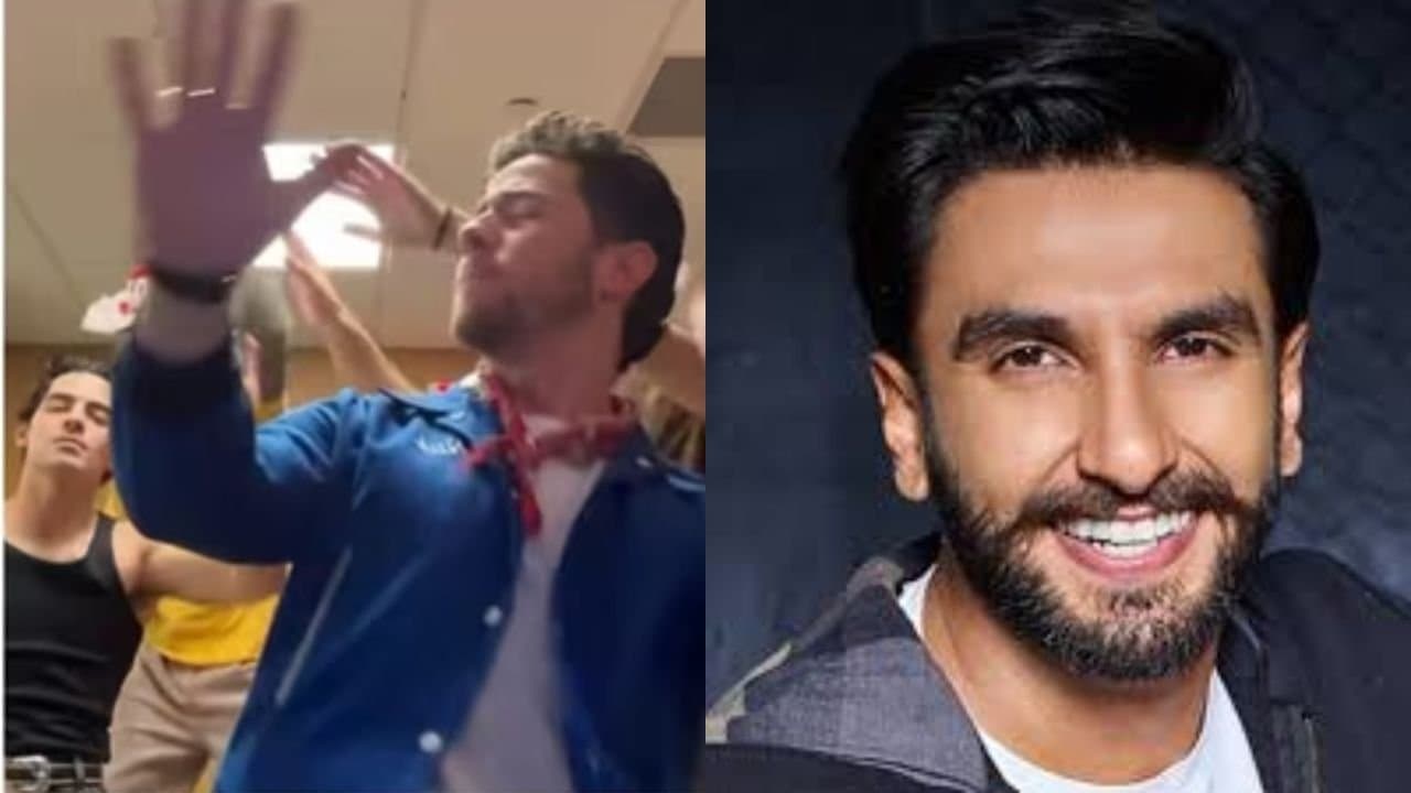 Ranveer Singh reacts to Nick Jonas dancing on Dhurandhar viral track