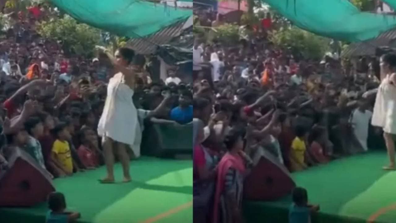 Son cracked neet father gifted item dance for villagers