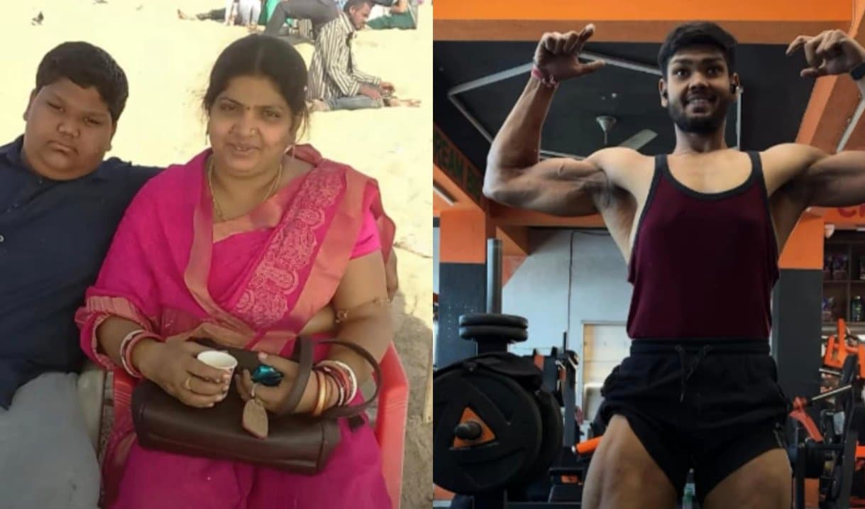 22 Year Old Loses 85 Kg Weight In Memory Of His Mother
