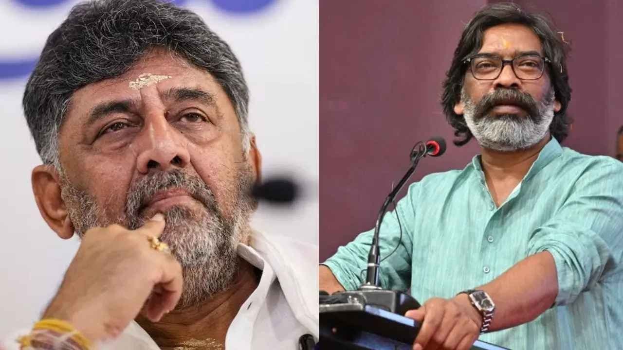 Hemant Soren and D K Shivakumar both visit delhi makes new interest