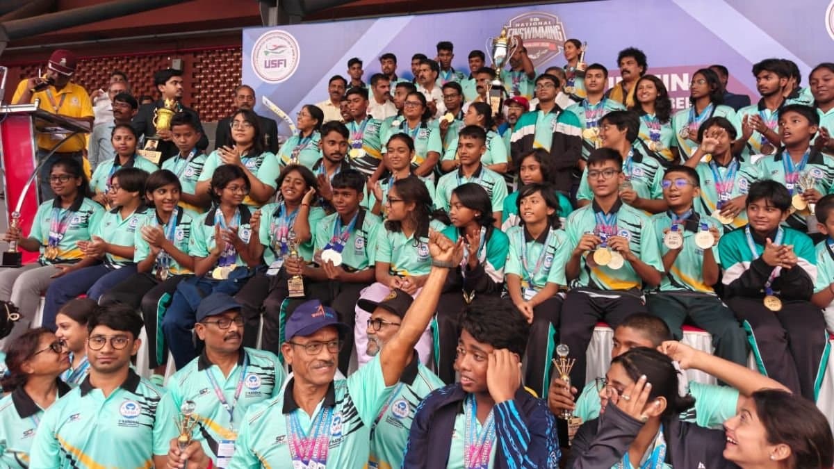  Bengal scripts history with record 5th consecutive National Title at Finswimming Championship