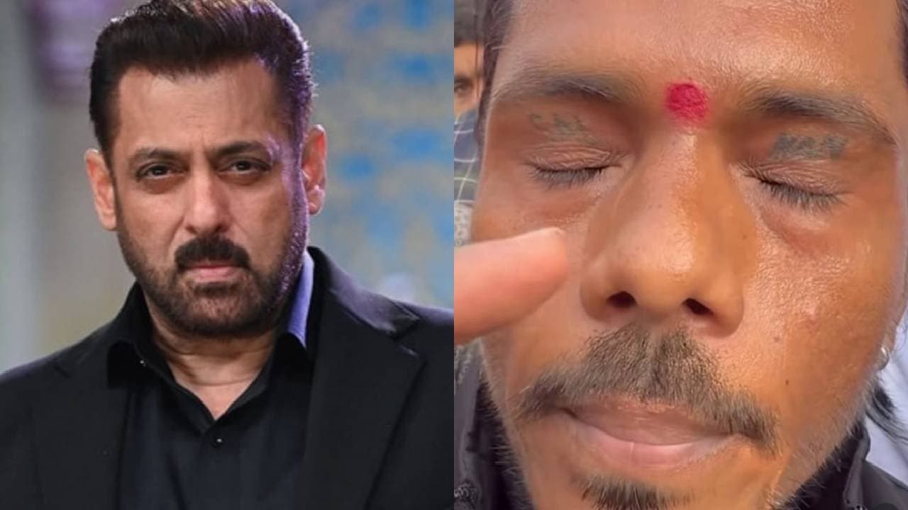 Crazy fan gets tattoo of Salman Khan on eyelids 
