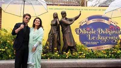 DDLJ celebrates 30 years with Raj-Simran statue in London