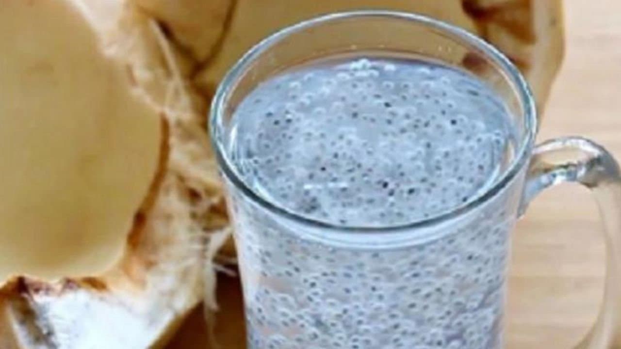 Health tips benefits of chia seeds and coconut water