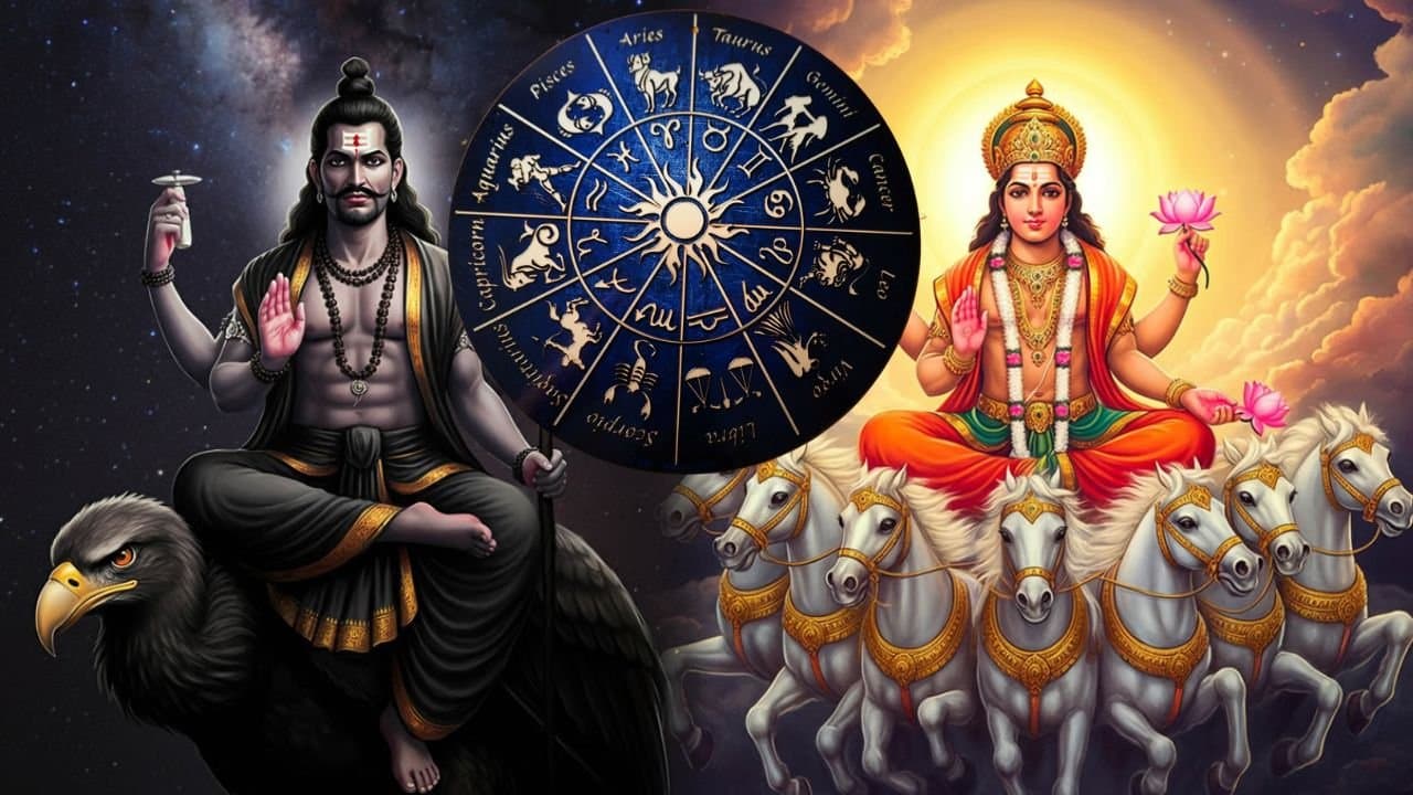 Shatank Yog 2025 after 30 years Saturn and Sun will create this rate yoga which will bring good luck for these Zodiac Signs 