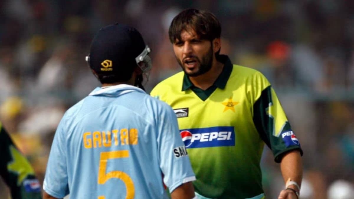 Shahid Afridi takes subtle jab at Gautam Gambhir 