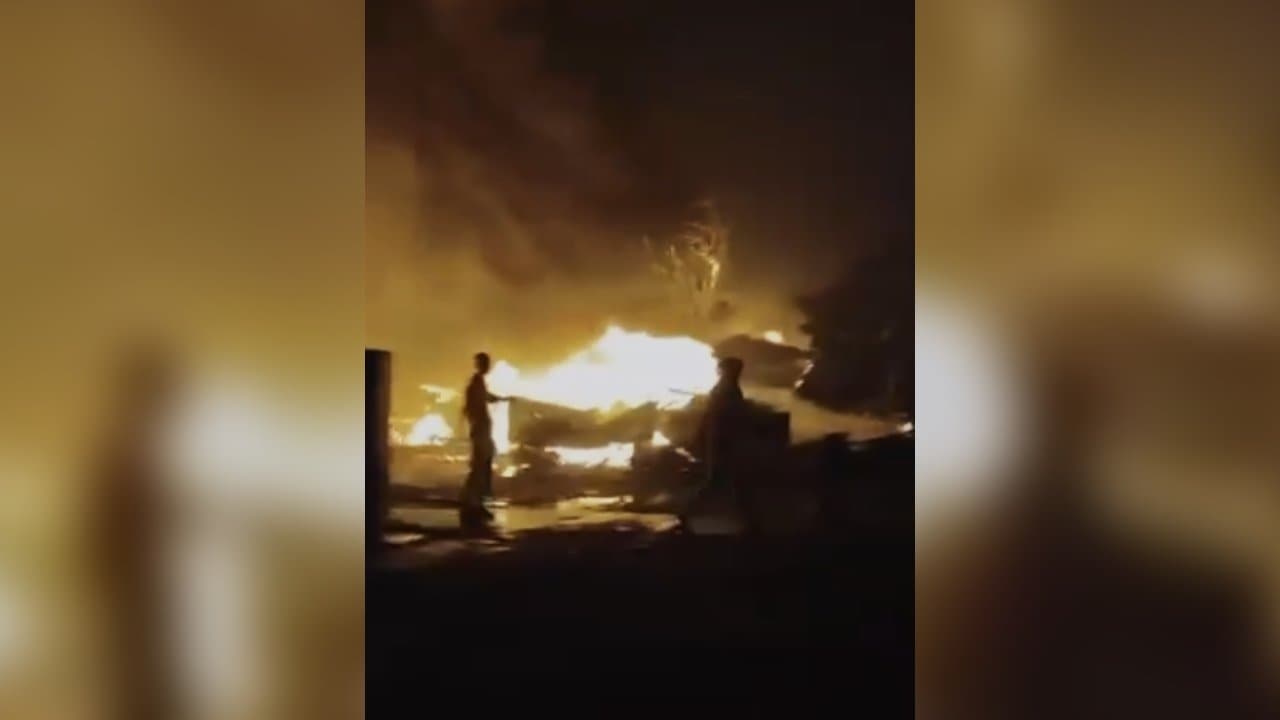 Fire Incident: Massive fire breaks near eco park Kolkata