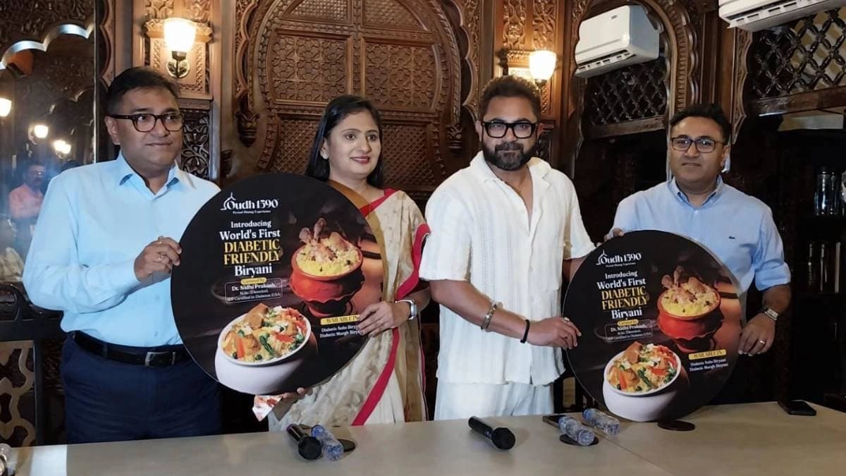 Oudh 1590 restaurant launched diabetic friendly biryani