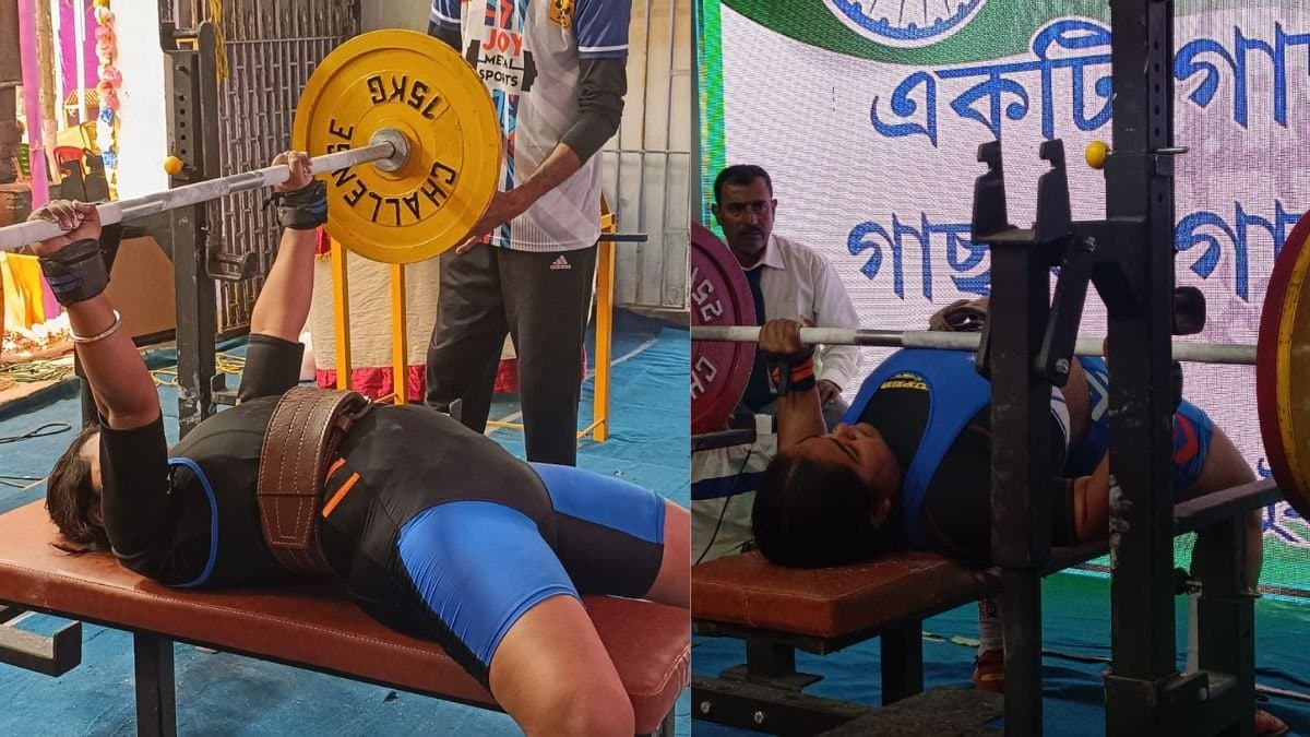 Arpan Mazumder and  Sneha Gharami emerged victorious in powerlifting competition held in Howrah 