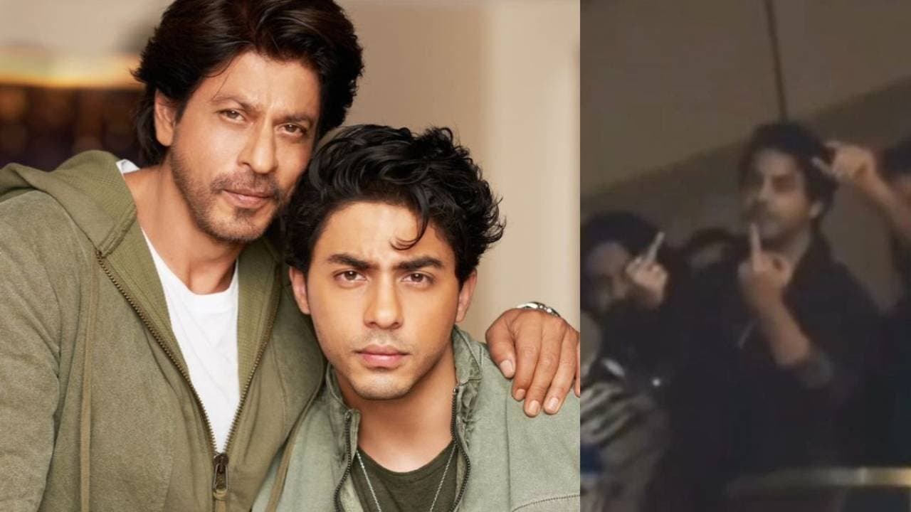 Shah Rukh Khan s son Aryan Khan Shows Middle Finger In Bengaluru Pub With Friends Netizens Demand Police Actio