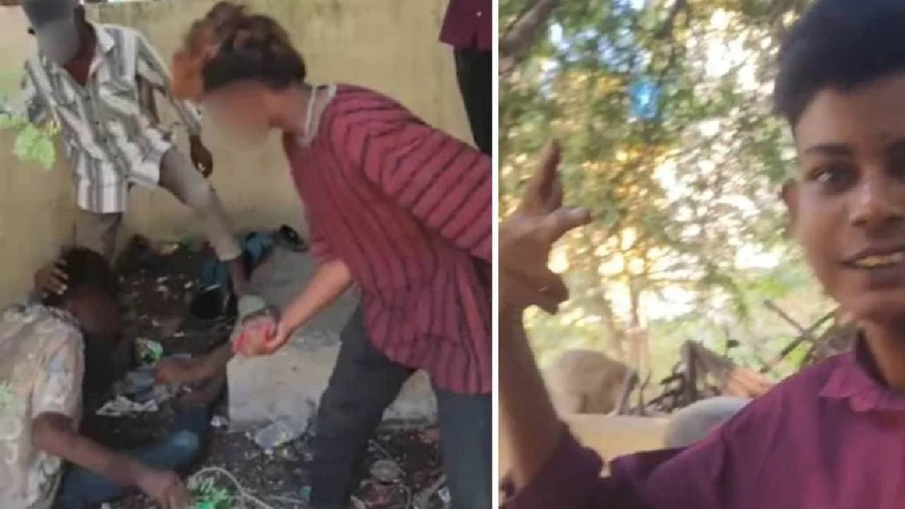 Tamil Nadu Boys Attack Migrant Worker With Machetes Pose Next To Him With Victory Sign 
